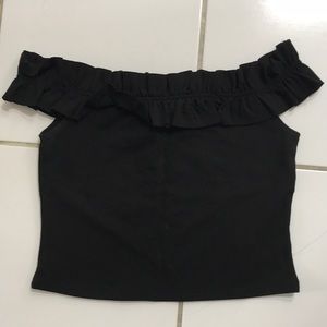 Off the should black top